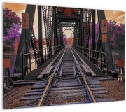 Obraz mostu kolejowego (70x50 cm)