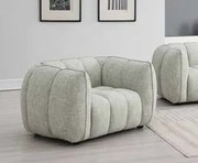 Zestaw, komplet Sofa 2-osobowa i Fotel OAKCREST, zielony melanż