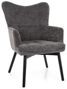 Fotel do salonu CARMEN RAVEN szary SIGNAL