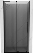 Mexen Velar L drzwi prysznicowe rozsuwane 90 cm, grafit, czarne - 871-090-003-41-70