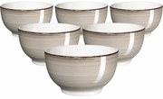 Mäser Zestaw 6 misek Bel Tempo 14 cm, taupe