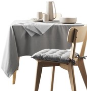Obrus na stół prostokątny MISTRAL, gładka bawełna z recyklingu, 140 x 240 cm