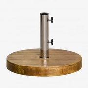 Podstawa Parasola Okrągła Ø50 Cm Z Drewna Canco Miel - Sklum