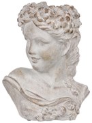 Betonowa obudowa Bysta głowa kobiety, średnica 23cm, 23 x 17 x 30 cm