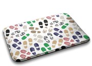 Dywanik łazienkowy antypoślizgowy Dywanik łazienkowy antypoślizgowy Ślady butów