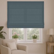 Roleta rzymska welurowa na wymiar Velutto lazurowa - do 140 cm