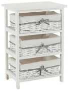 Komoda Ruby 3 biały,40 x 57 x 29 cm