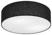 Lampa sufitowa SIRJA 2xE27/60W/230V pr. 45 cm czarna