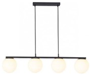 Redo 01-3156 - Żyrandol na lince BOWLING 4xE27/42W/230V czarne