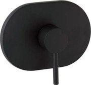 Bateria prysznicowa podtynkowa "Kevar" w kolorze czarnego mosiądzu z matowym wykończeniem