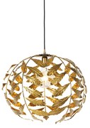 Vintage lampa wisząca antyczne złoto 50 cm - Lipa klasyczny/Antyczny Oswietlenie wewnetrzne