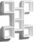 Regał wiszący biały- półka w stylu skandynawskim T5-H89