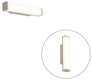 Lampa ścienna do łazienki stalowa 32 cm w tym LED IP44 - Cascada Nowoczesny Oswietlenie wewnetrzne