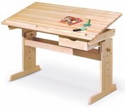 Młodzieżowe, dziecięce biurko regulowane z szufladą C8-G58