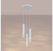 Sollux SL.1694 - Żyrandol na lince LIRO 3xGU10/10W/230V biały