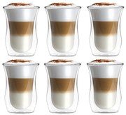 Z podwójną ścianką szklane kubki zestaw 6 szt. 250 ml – Vialli Design