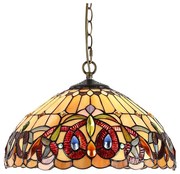 Prezent 1704 - Żyrandol na łańcuchu TIFFANY 2xE27/60W/230V