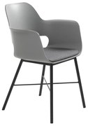 Szare krzesło Unique Furniture Wrestler