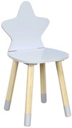 Szare krzesło dziecięce gwiazda K9-L24
