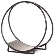 Metalowy stojak na drewno okrągły, 50 x 50 x 27 cm