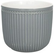 Szara ceramiczna doniczka Green Gate Alice, ø 16 cm