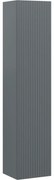 Mexen Rivel słupek łazienkowy 35 cm, 1 drzwi, ryflowany, grafit mat - 91A21-03016-1-BF66