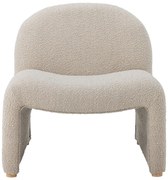 Kremowy fotel z materiału bouclé Neel – Bloomingville