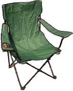 Kampingowe krzesło składane z miejscem na napoje