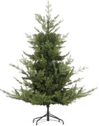 HOMCOM Choinka Sztuczna, Jodła, Realistyczny Wygląd, Szybki Montaż, Tworzywo Sztuczne, Zielona, 100 x 100 x 150cm | Aosom PL