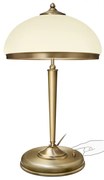 Lampa gabinetowa z kremowym kloszem YR-B2E-P