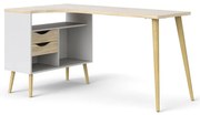 Biurko w kolorze dębu 145x81 cm Oslo – Tvilum
