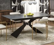 Rozkładany stół Luciano Halmar efekt niebieskiego  marmuru