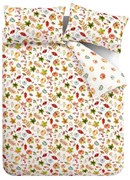 Brązowa pościel dwuosobowa 230x220 cm Autumn Pumpkins – Catherine Lansfield