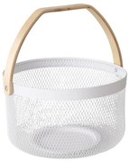 Koszyk dekoracyjny z metalu KOLEO, Ø 17 cm