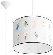Lampa wisząca WRÓŻKI 40 biała SOLLUX  LIGHTING