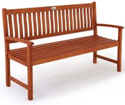 Ławka ogrodowa MAXIMA, 152x55x90cm, naturalny brąz Casaria