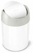 Simplehuman Kosz na śmieci na stół MINI 1,5 l, biały
