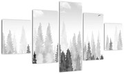 Obraz - Szczyty lasów (125x70 cm)