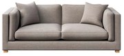 Jasnoszara sofa 235 cm Pomo – Ame Yens