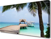 Obraz na płótnie Stalowy Gigant nad Zatoką