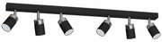 Lampa sufitowa JOKER BLACK/CHROME 6xGU10