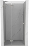 Mexen Lunar drzwi prysznicowe uchylne lewe 70 cm, transparent, nikiel szczotkowany - 834-070-000-97-00-L