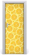 Naklejka na drzwi do domu samoprzylepna Cytryny
