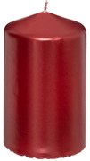 Świeca walec, błyszcząca, 12 cm