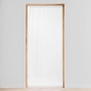 Biała zasłona na drzwi 90x200 cm Haltona – douceur d'intérieur