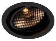 Inteligentny reflektor wpuszczany czarny regulowany z Wifi GU10 111mm - Coop 111 Honey Nowoczesny Oswietlenie wewnetrzne