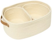 Koszyki na kosmetyki do łazienki DUO, 3 sztuki