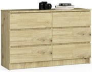 Skandynawska komoda do salonu dąb artisan C2-G03