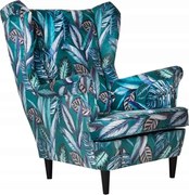 Fotel uszak skandynawski Ari Print Family Meble