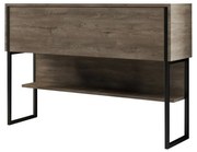 Komoda Luxe Walnut and Black